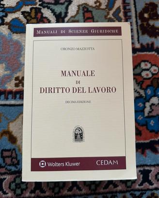 NUOVO Manuale di diritto del lavoro Mazzotta