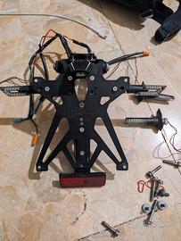 Portatarga Lightech + frecce Lightech + addattori