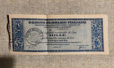 Prestito della ricostruzione 1946