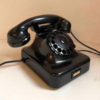 Antico Telefono siemens da tavolo, in bachelite