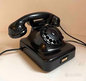 Antico Telefono siemens da tavolo, in bachelite