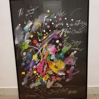 Poster Montreal 1982 Festival Jazz Mis. 100x70