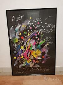 Poster Montreal 1982 Festival Jazz Mis. 100x70