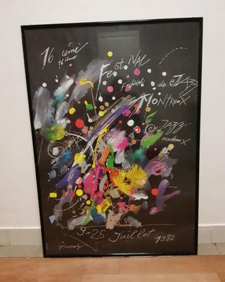Poster Montreal 1982 Festival Jazz Mis. 100x70