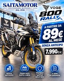 VOGE 800 RALLY NUOVA – 7.990 € – DA 89 €/MESE