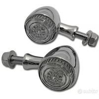 Colorado bullet LED Coppia Frecce Cromate Moto