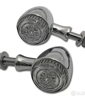 Colorado bullet LED Coppia Frecce Cromate Moto