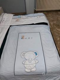 piumone per lettino più 2 paracolpi