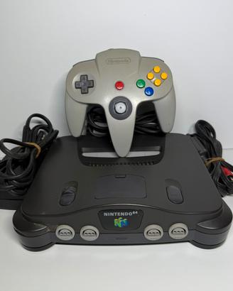 Nintendo 64 completo di cavi e controller
