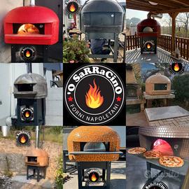 Forno pizza legna o gas. Per esterno. Alta qualitá