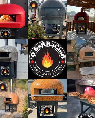 Forno pizza legna o gas. Per esterno. Alta qualitá