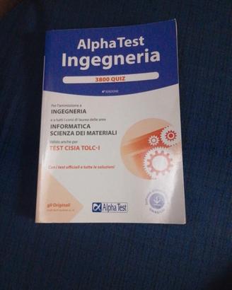 Libro universitario Alpha Test Ingegneria