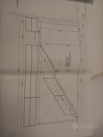 Struttura in ferro soppalco di 250mq