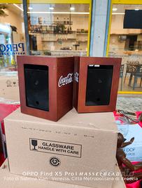 6 Porta tovaglioli coca-cola in plastica 