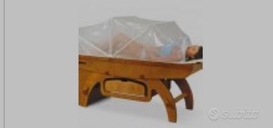 Lettino da massaggio e bagno di vapore