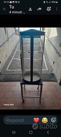 voliera con carrello
