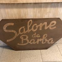 Insegna stile vintage bar barber shop ristorante