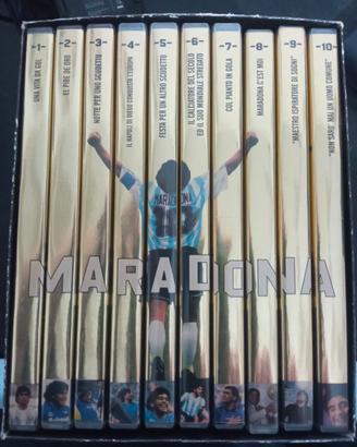cofanetto Dvd Serie Completa Maradona Non Sarò Mai