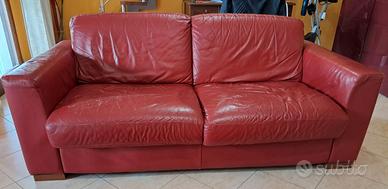 Divano in pelle 3 posti