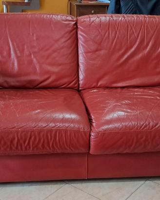 Divano in pelle 3 posti