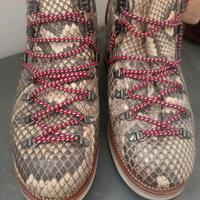 stivaletti Moncler in pelle di pitone  n43