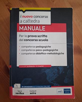 Manuale Prova Scritta del concorso scuola EdiSES