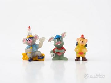 Lotto 3 statuine sorpresine vintage