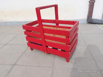 cassetta per la legna portafiori