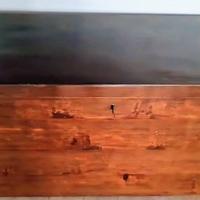 Cassapanca antica restaurata