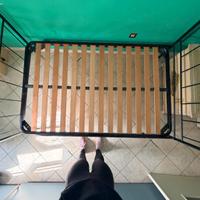 Letto da 1/2 in ferro battuto