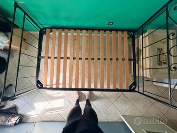 Letto da 1/2 in ferro battuto