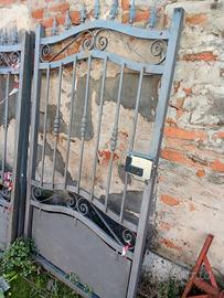 Cancello carraio motori più pedonale