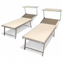 lettini prendisole in alluminio