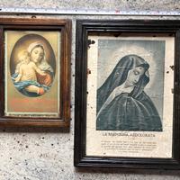 Santini storici con cornice