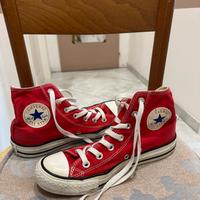 Converse Rosse Alte n. 38 - Integre e Originali