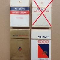 LOTTO 3 PACCHETTI SIGARETTE VUOTI MURATTI ‘80