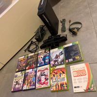 Xbox 360 Elite + Kinect + 9 giochi + Xbox live 3m