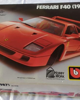 Ferrari F40 1987 Bburago Metal Kit