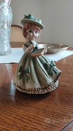 carillon bambina porcellana originale Capodimonte 