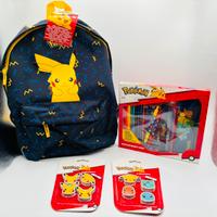 Set scuola pokemon e spiderman