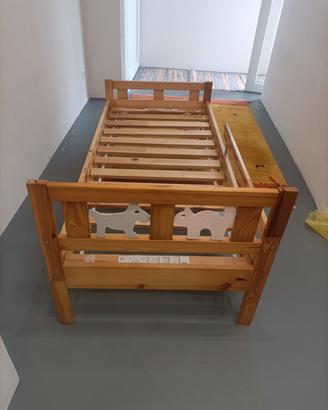 Lettino Ikea Kritter  + doghe + matera