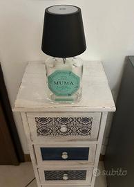 Lampada con bottiglia gin Muma LED wireless