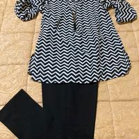 Set pantaloni più blusa da donna  2  pezzi