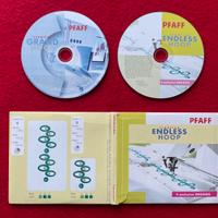 2 CD PFAFF Creative ENDLESS HOOP designs Cucito