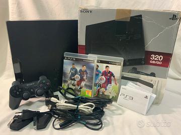 Ps3 slim 320 Gb + controller e giochi su Hard disk