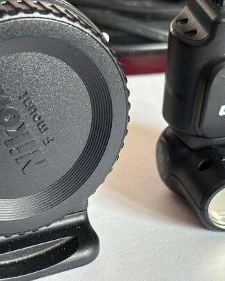 Nikon 1 V1 + doppio zoom + adattatore FT-1 + flash
