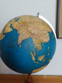 Globo terrestre d'epoca diam. 40, Antonio Vallardi