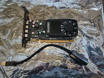 Scheda Video Nvidia P620 + adattatore MiniDP-HDMI