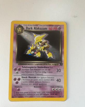 Carte pokemon dark alakazam