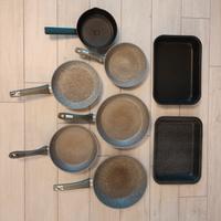 Set 6 padelle antiaderenti tognana + 2 teglie